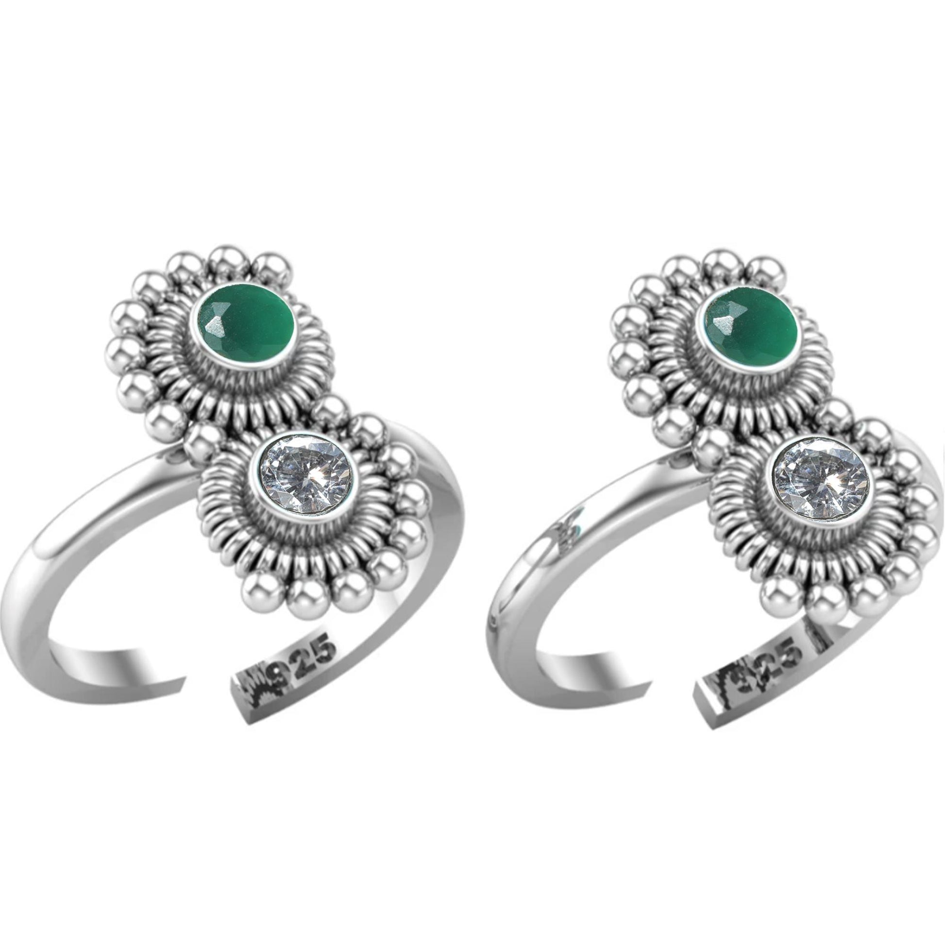 2182 GREEN ONYX+ZIRCON