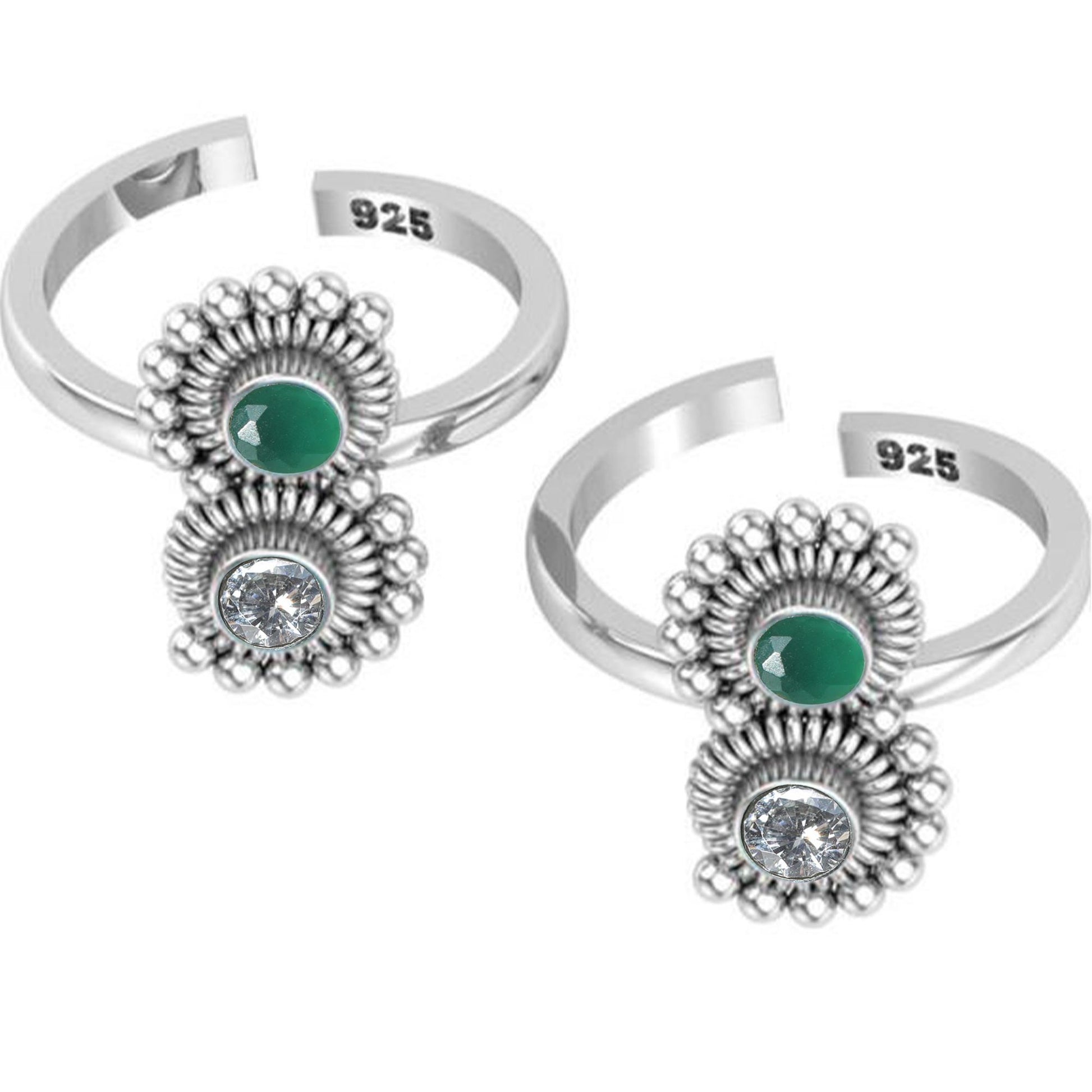 2182 GREEN ONYX+ZIRCON