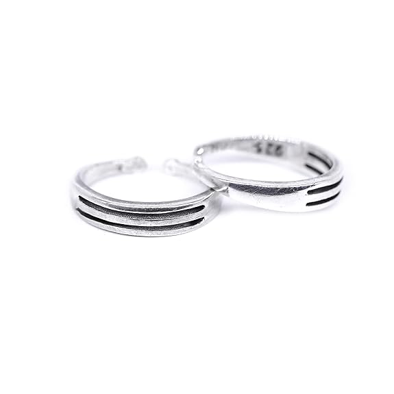 jsaj toering chutki bichiya 925 sterling silver band toering thick silver unbreakable comfortable durable for girls and women's in pure silver