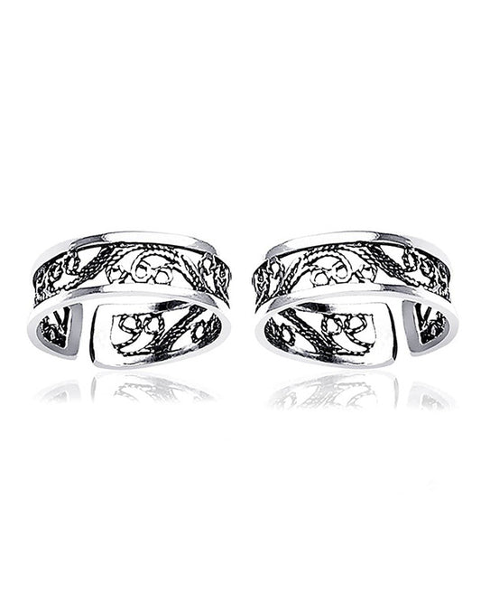 jsaj toering chutki bichiya 925 sterling silver band toering thick silver unbreakable comfortable durable for girls and women's in pure silver