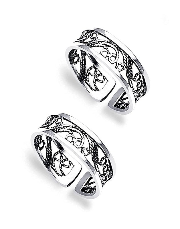 jsaj toering chutki bichiya 925 sterling silver band toering thick silver unbreakable comfortable durable for girls and women's in pure silver