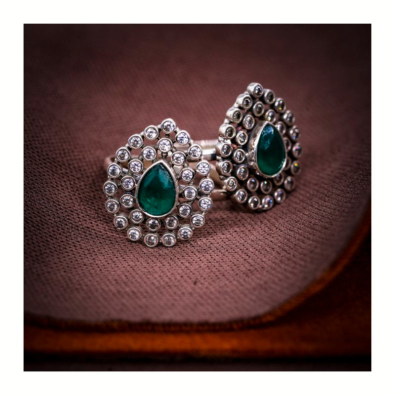2273 GREEN ONYX+ZIRCON