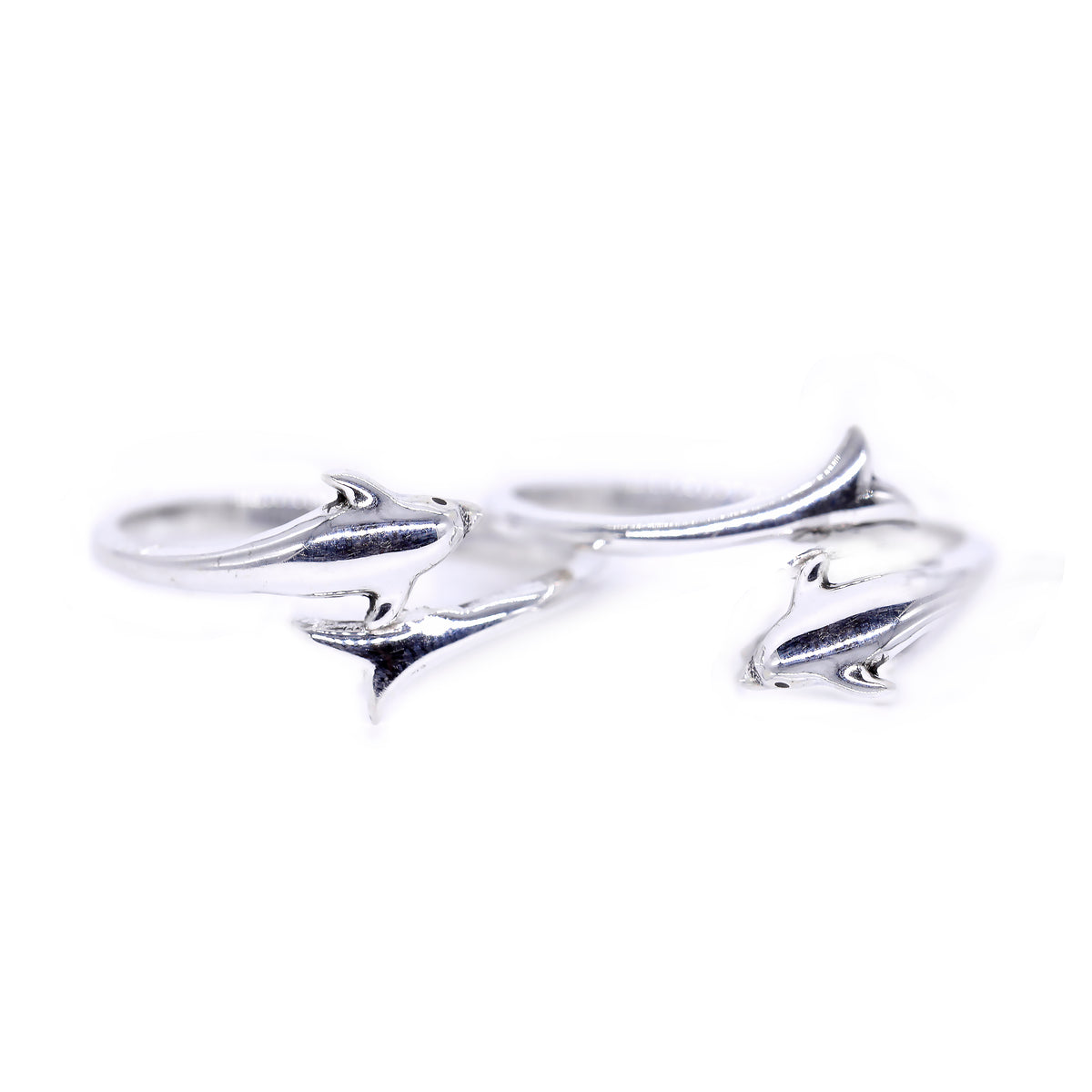 jsaj front open dolphin toering chutki bichiya 925 sterling silver band toering thick silver unbreakable comfortable durable for girls and women's in pure silver