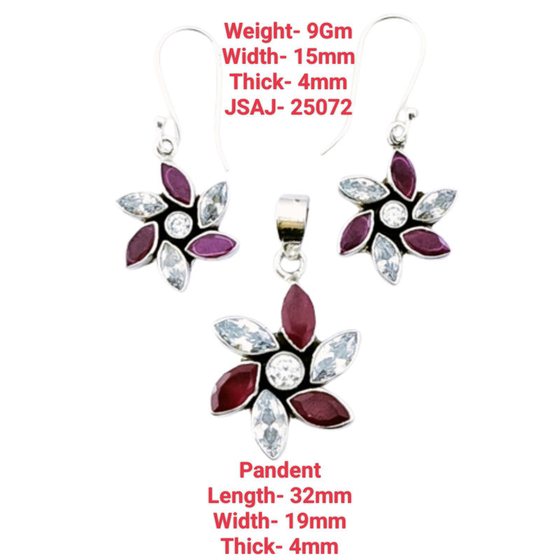 Ruby With Cubic Zirconia