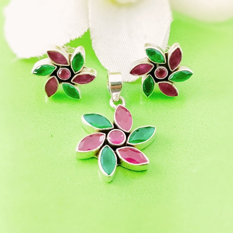 Ruby With Emerald