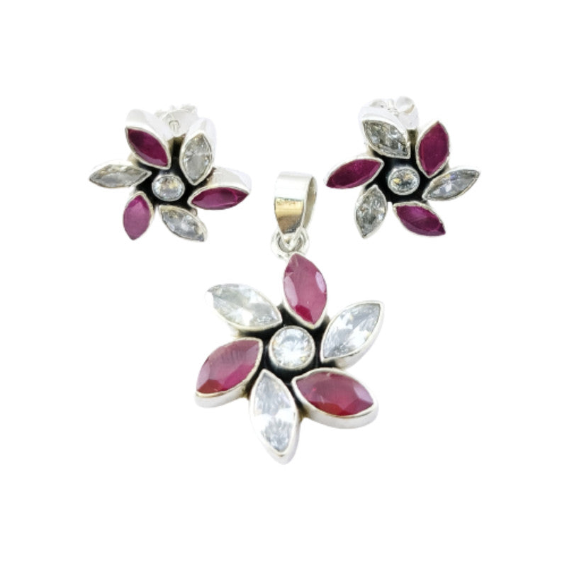 Ruby With Cubic Zirconia