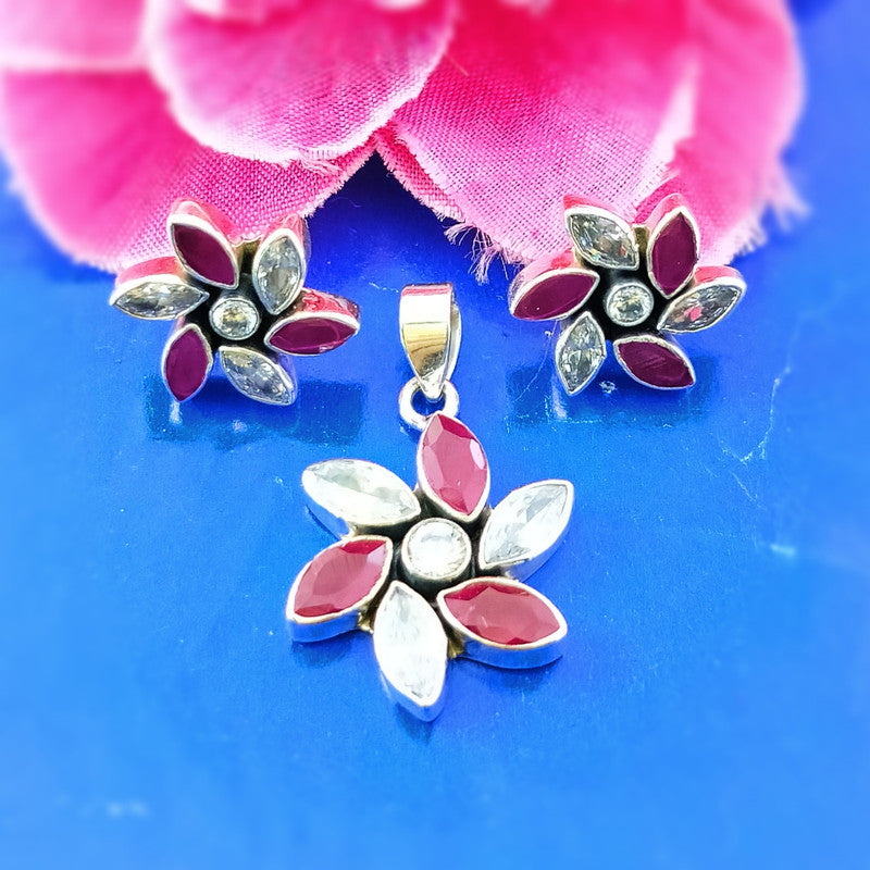 Ruby With Cubic Zirconia