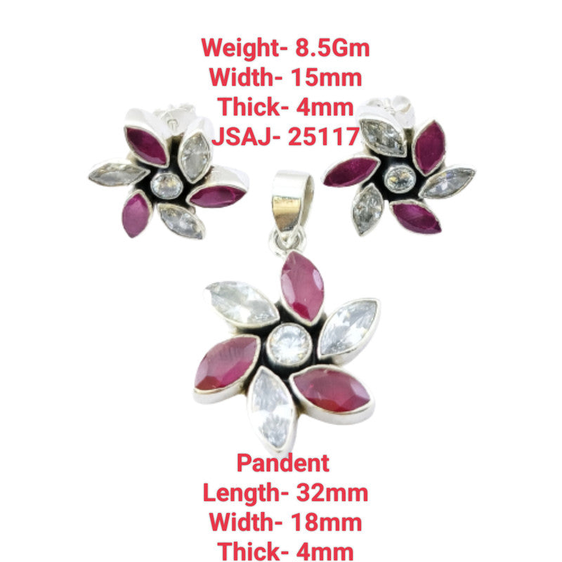 Ruby With Cubic Zirconia