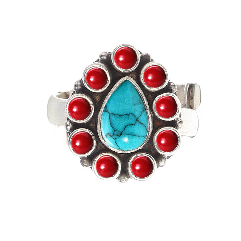 3040 Turquoise+Orange Onyx