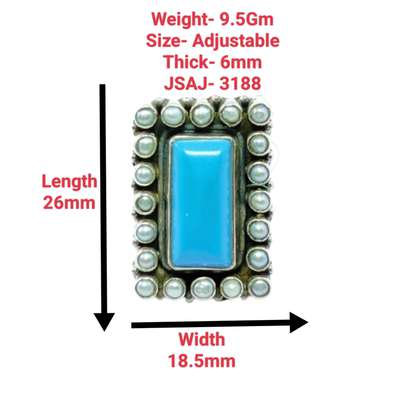 3188 Turquoise+Pearl