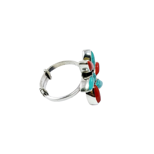 3195 Orange Onyx+Turquoise