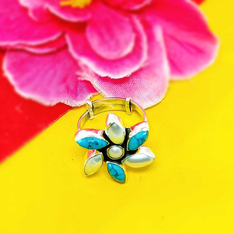 3199 Pearl+Turquoise