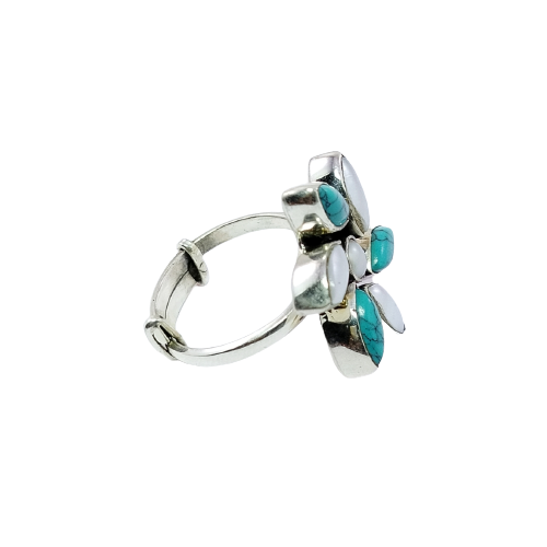 3199 Pearl+Turquoise