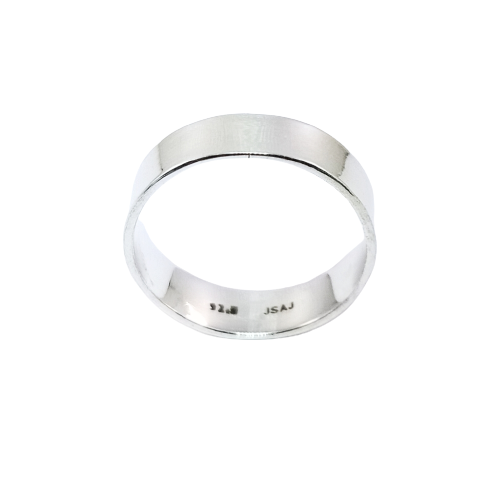 FLAT BAND RING 5.5MM IN 925 STERLING SILVER
