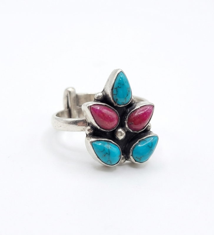 3295-A3 ORANGE+TURQUOISE