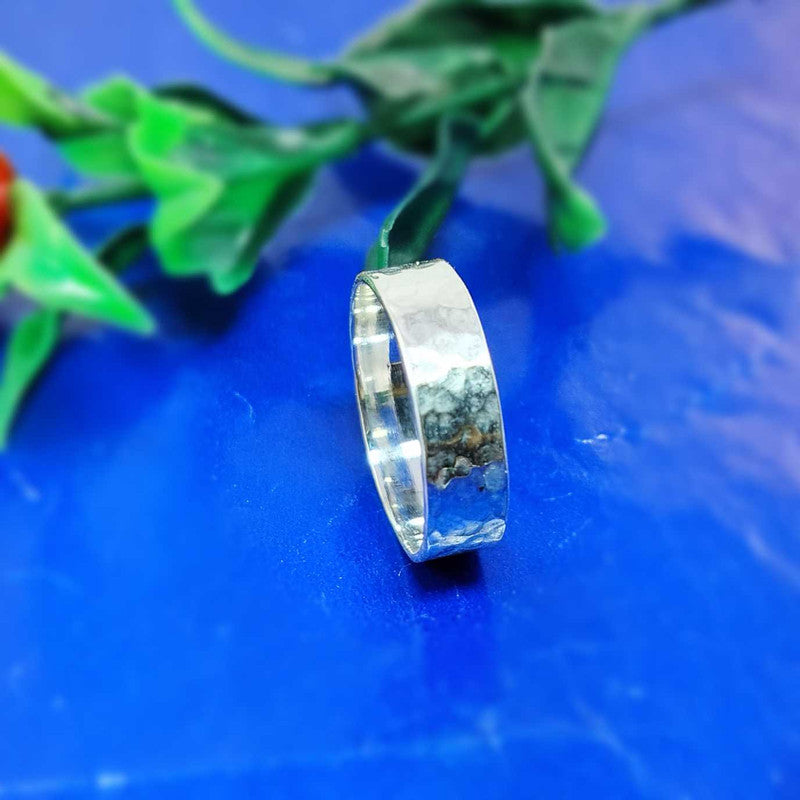 JSAJ FLAT BAND RING 6MM IN 925 STERLING SILVER