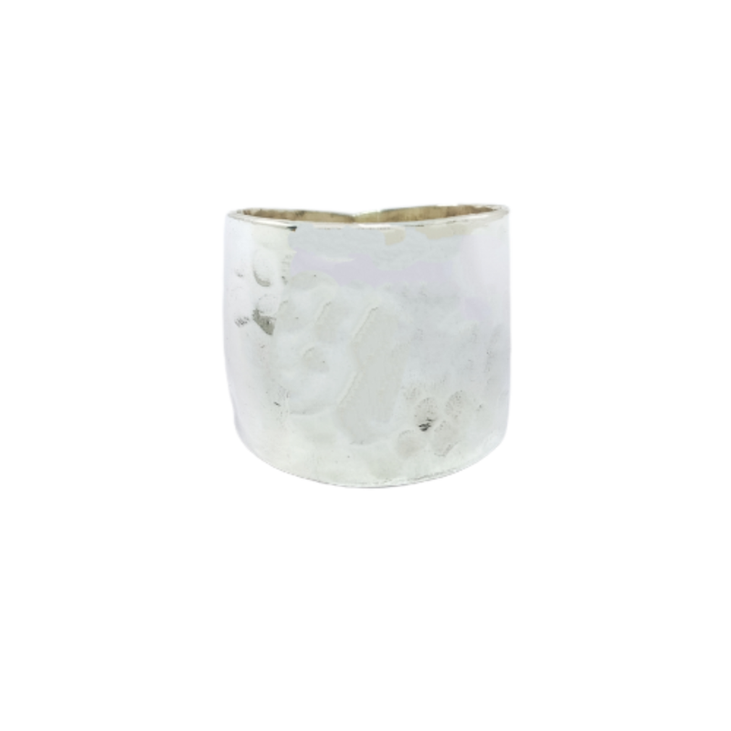 JSAJ FLAT BAND RING 17MM IN 925 STERLING SILVER