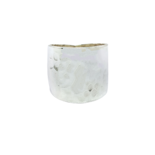 JSAJ FLAT BAND RING 17MM IN 925 STERLING SILVER