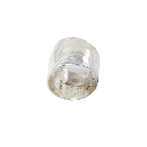 JSAJ FLAT BAND RING 17MM IN 925 STERLING SILVER