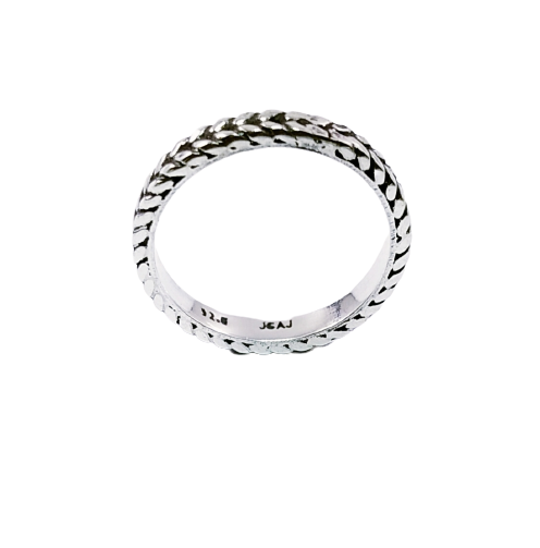JSAJ THIN DESIGN BAND RING IN 925 STERLING SILVER