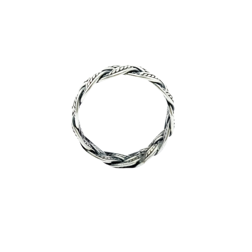JSAJ THIN CHOTI BAND RING IN 925 STERLING SILVER