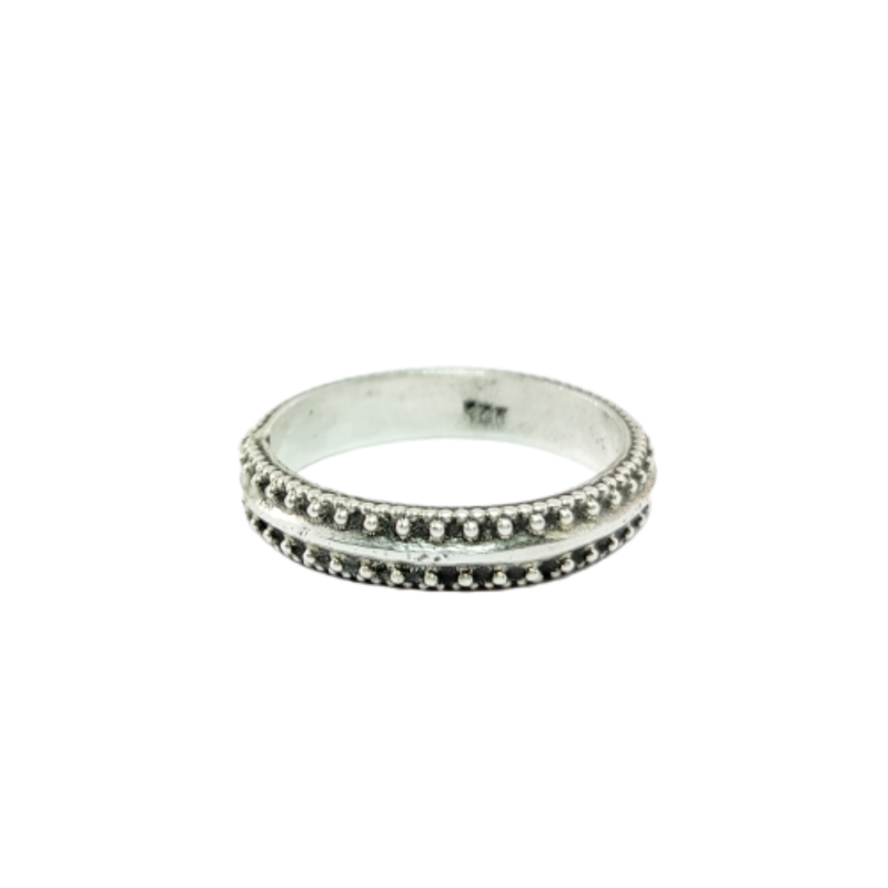 JSAJ THIN DESIGN BAND RING IN 925 STERLING SILVER