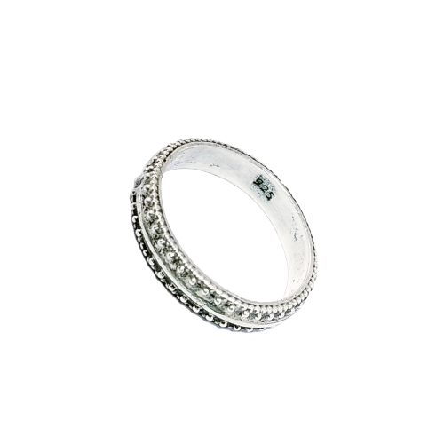 JSAJ THIN DESIGN BAND RING IN 925 STERLING SILVER