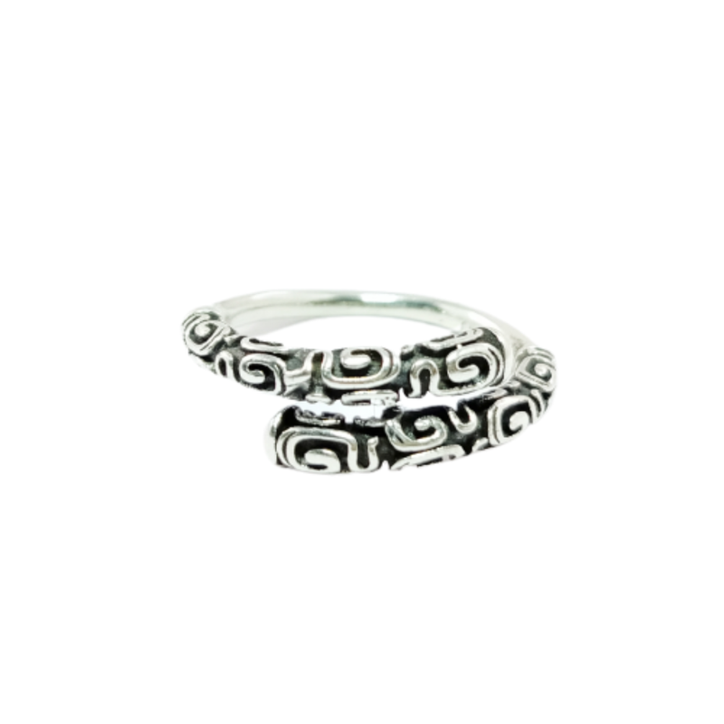 JSAJ THIN DESIGN BAND RING IN 925 STERLING SILVER