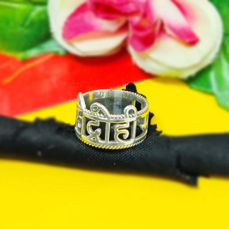 JSAJ VIDROHI MAN BAND RING IN 925 STERLING SILVER