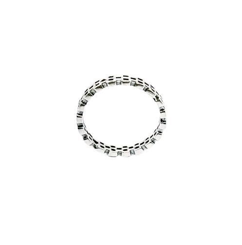 JSAJ THIN BAND RING IN 925 STERLING SILVER