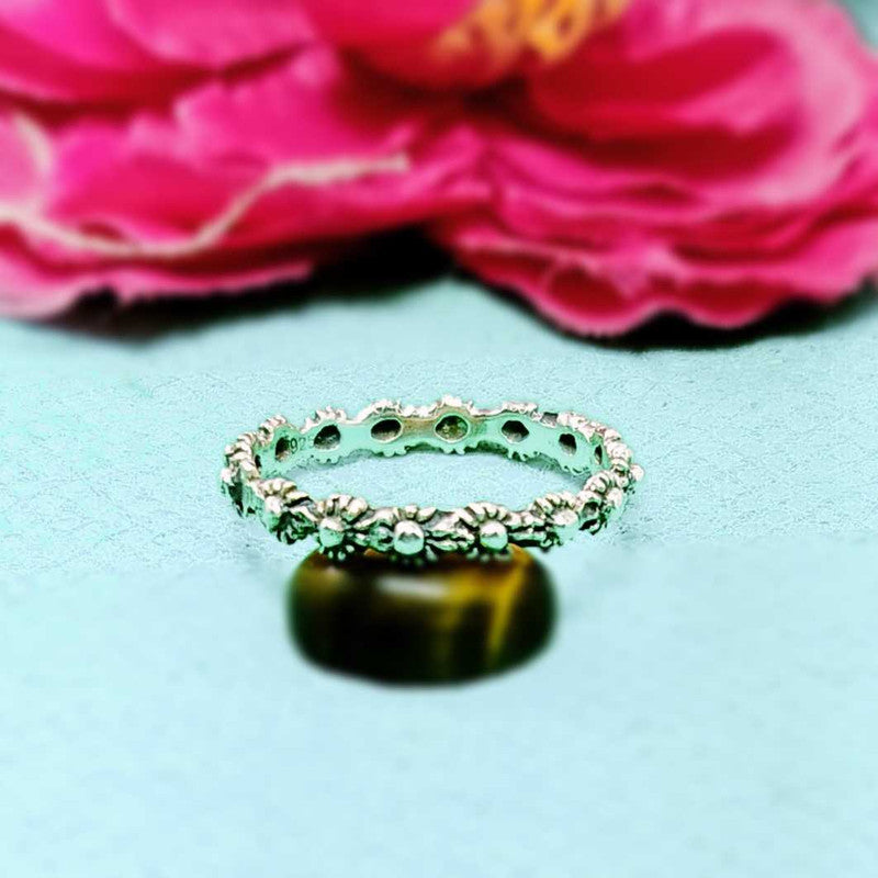 JSAJ THIN BAND RING IN 925 STERLING SILVER