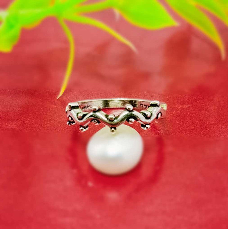 JSAJ THIN ZIG ZAG BAND RING IN 925 STERLING SILVER