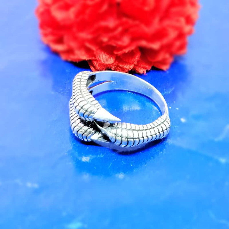 JSAJ THICK DESIGN BAND RING IN 925 STERLING SILVER