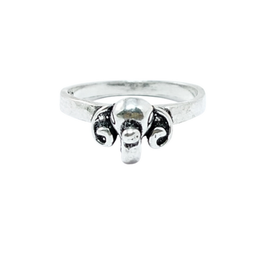JSAJ ELEPHANT MOUTH RING IN 925 STERLING SILVER