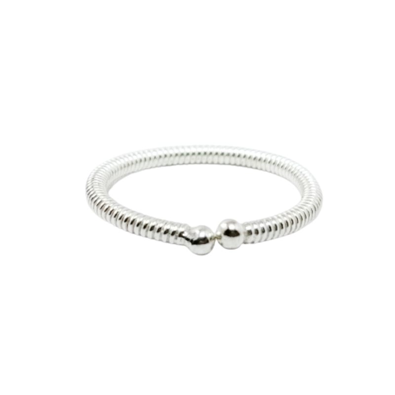 JSAJ THIN ADJUSTABLE BAND RING IN 925 STERLING SILVER