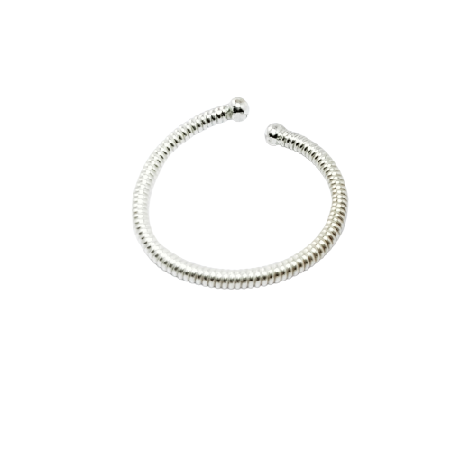JSAJ THIN ADJUSTABLE BAND RING IN 925 STERLING SILVER