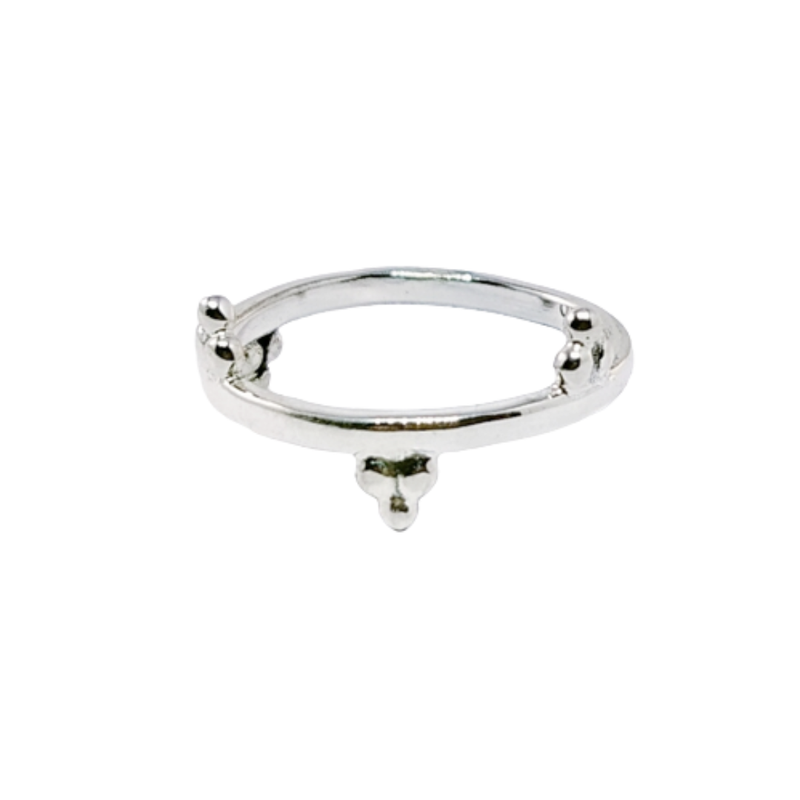 JSAJ THIN BAND RING IN 925 STERLING SILVER