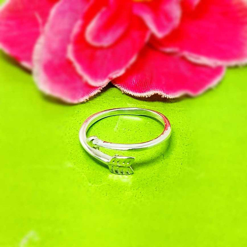JSAJ ARROW ADJUSTABLE BAND RING IN 925 STERLING SILVER