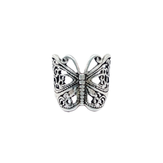 JSAJ BUTTERFLY RING IN 925 STERLING SILVER