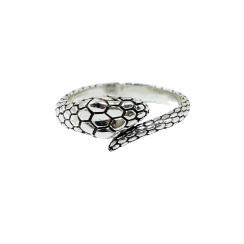 JSAJ SNAKE RING IN 925 STERLING SILVER