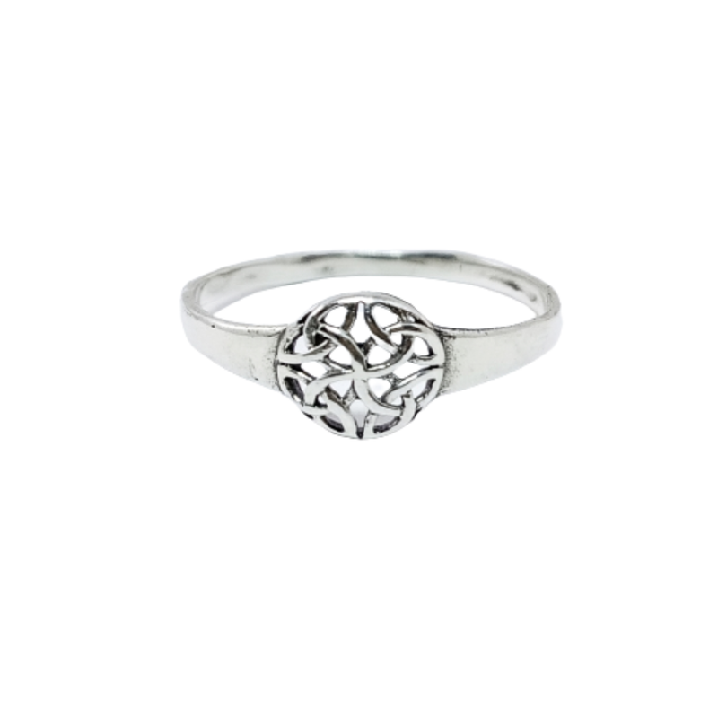 JSAJ PLAIN THIN RING IN 925 STERLING SILVER
