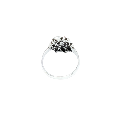 JSAJ FLOWER RING IN 925 STERLING SILVER