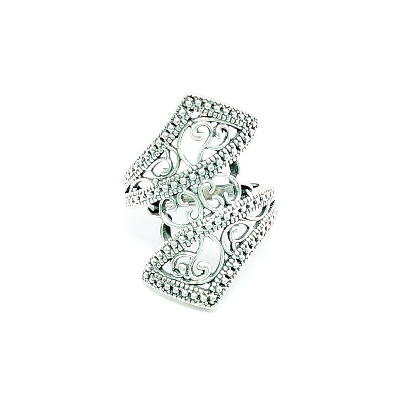 JSAJ ZALI RING IN 925 STERLING SILVER