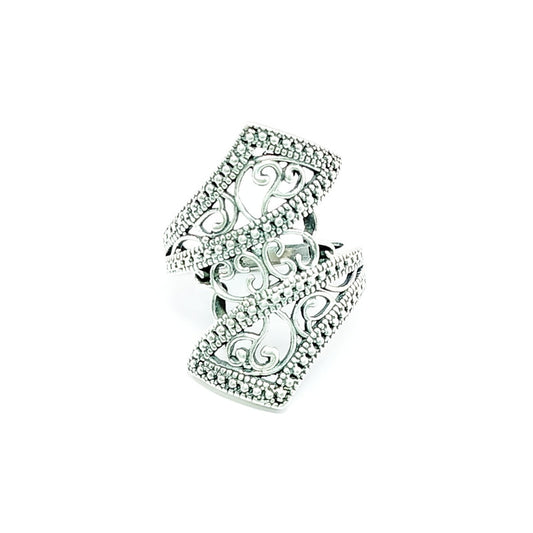 JSAJ ZALI RING IN 925 STERLING SILVER