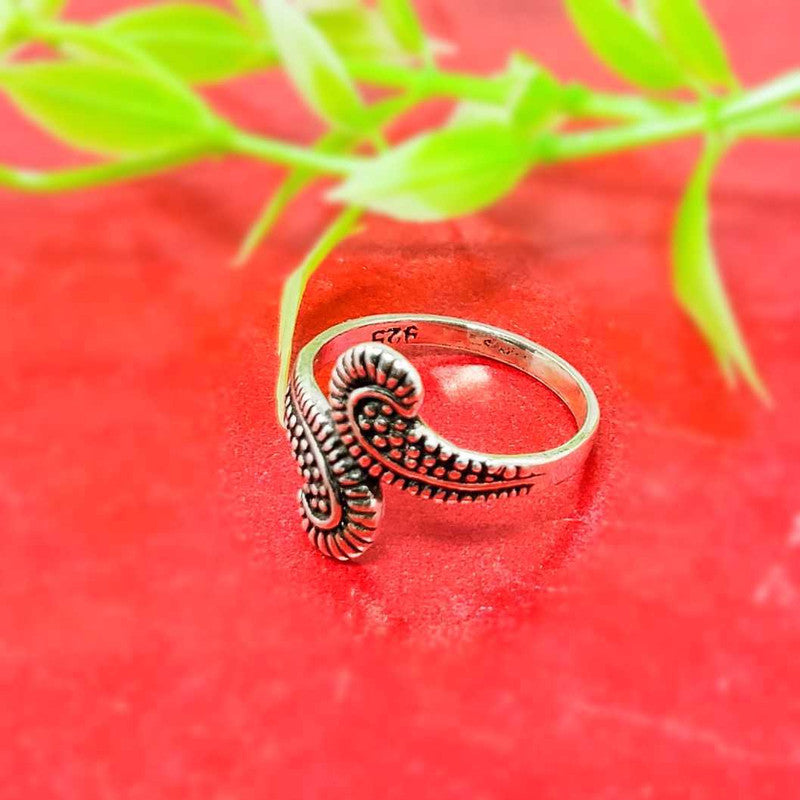JSAJ PLAIN RING IN 925 STERLING SILVER