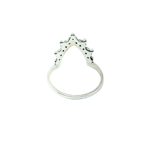 JSAJ CROWN RING IN 925 STERLING SILVER