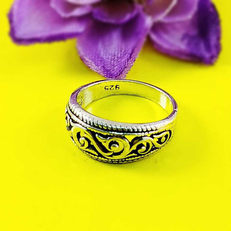 JSAJ ZALI/NETT BAND RING IN 925 STERLING SILVER