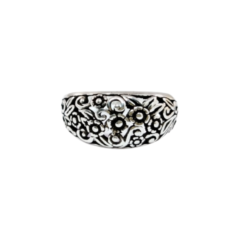 JSAJ ZALI/NETT BAND RING IN 925 STERLING SILVER