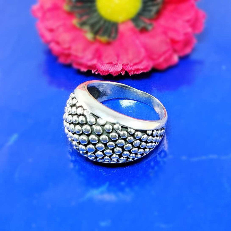 JSAJ BUBBLE BAND RING IN 925 STERLING SILVER