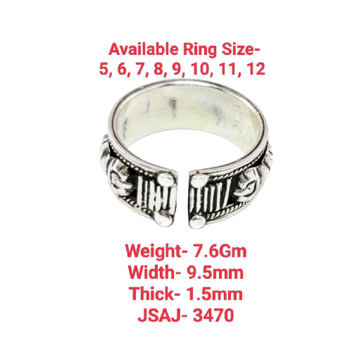 JSAJ OM MANI BAND RING